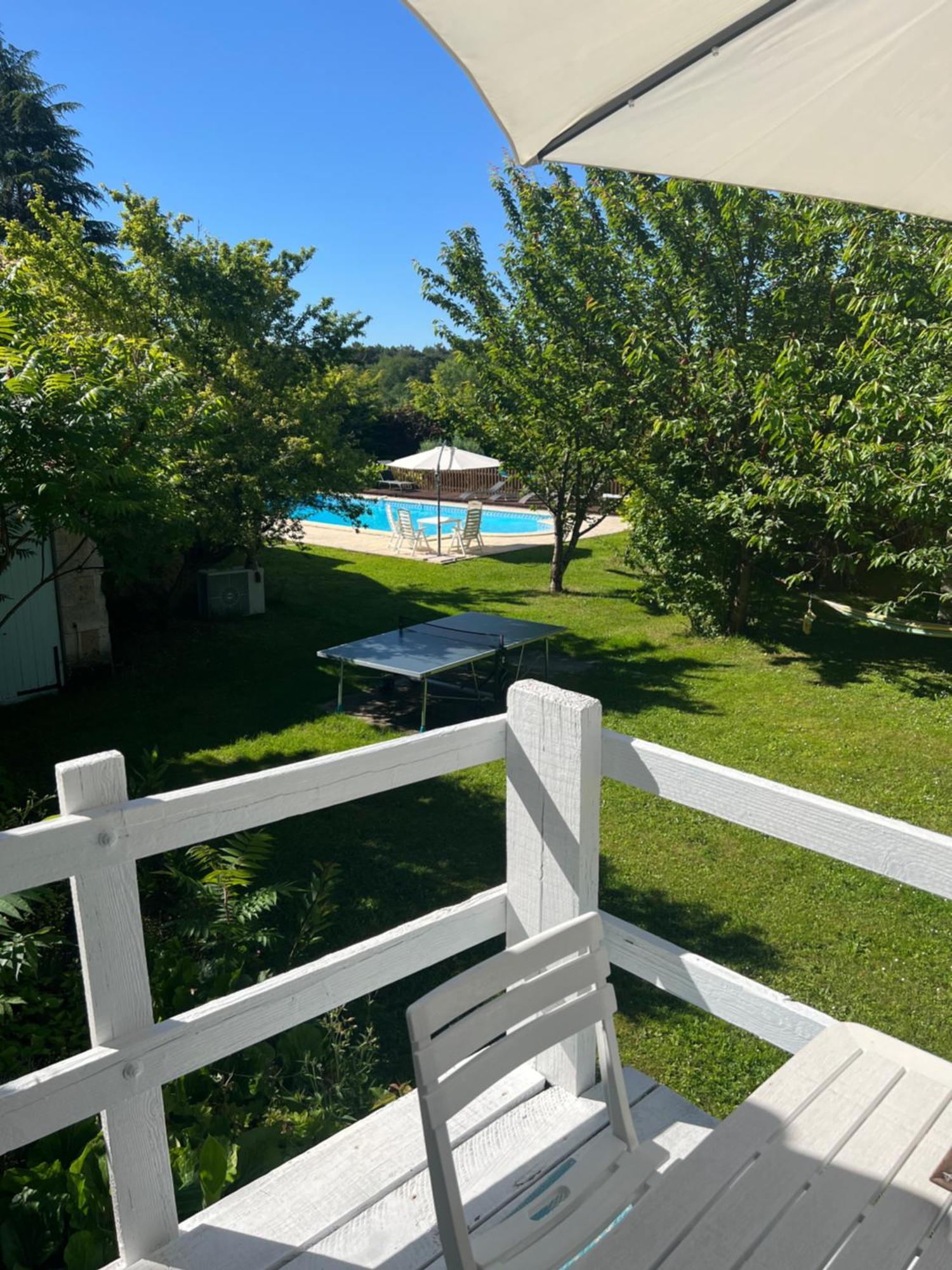 La Colline De Tilleul - Les Deux Puits - Cosy Cottage With Swimming Pool Near Aubeterre Saint-Romain  ภายนอก รูปภาพ