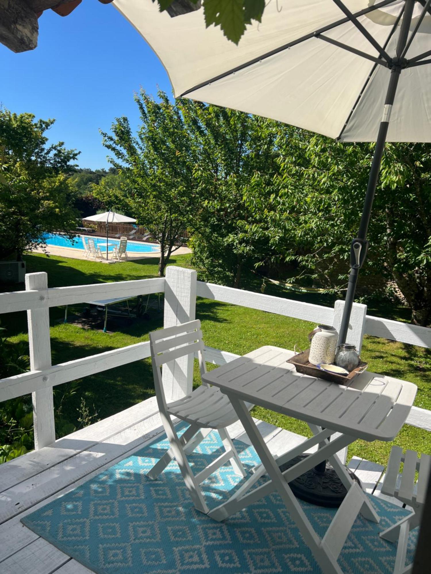 La Colline De Tilleul - Les Deux Puits - Cosy Cottage With Swimming Pool Near Aubeterre Saint-Romain  ภายนอก รูปภาพ