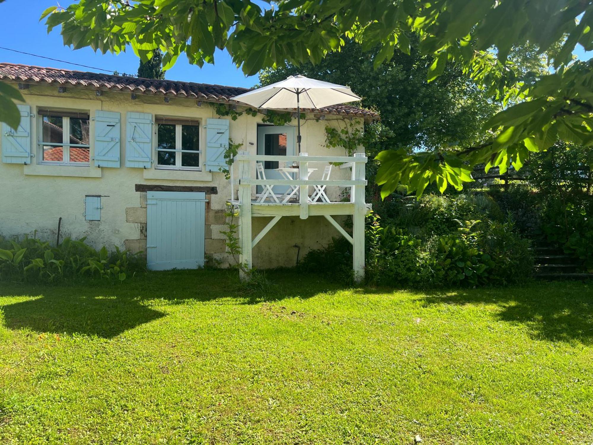 La Colline De Tilleul - Les Deux Puits - Cosy Cottage With Swimming Pool Near Aubeterre Saint-Romain  ภายนอก รูปภาพ
